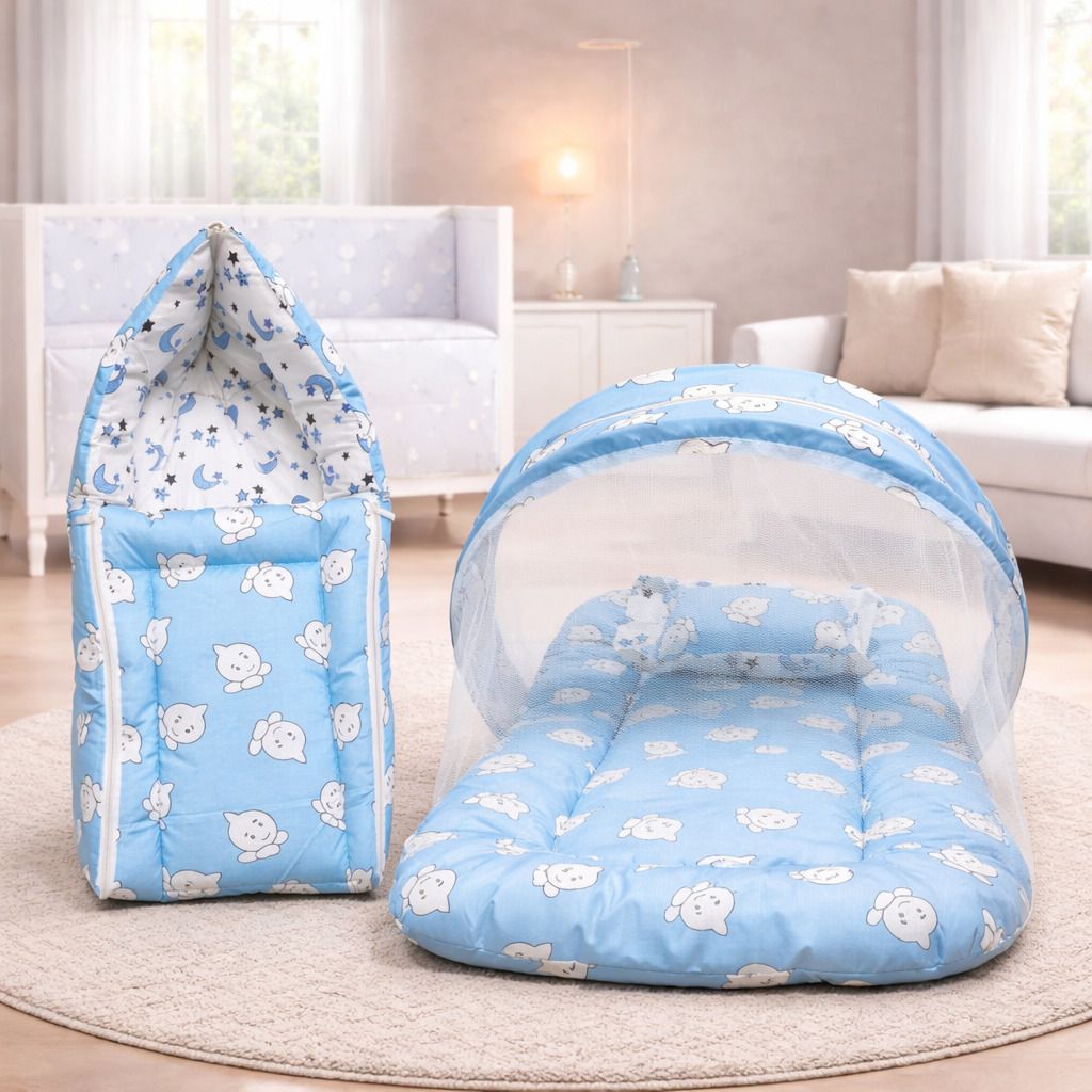 Cotton Baby Bed Sized Bedding Set-image-24
