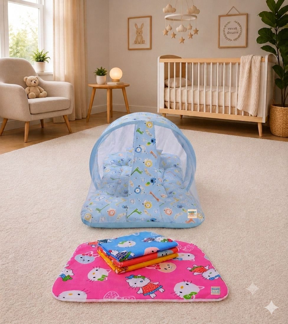 adore stuff Cotton Baby Bed Sized Bedding Set-picture-46