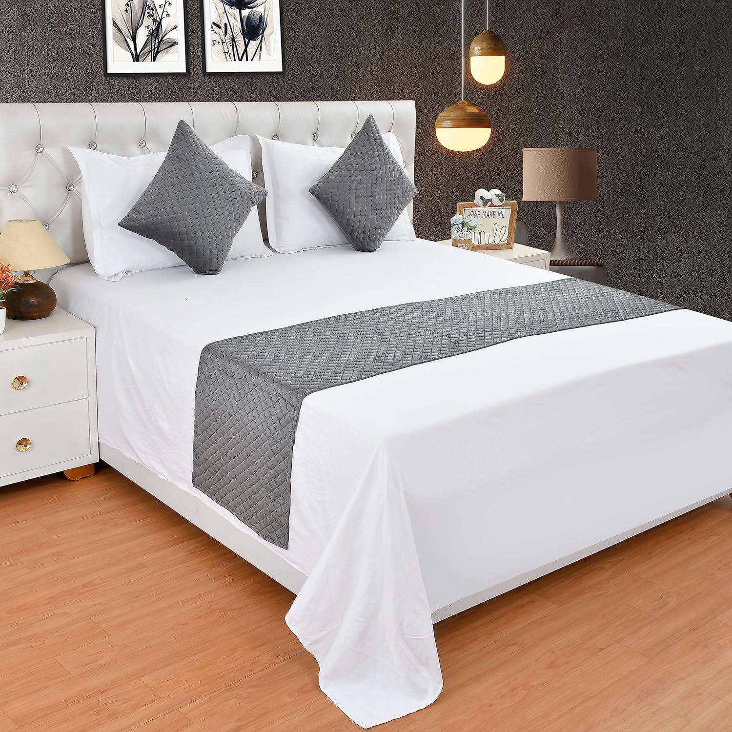 essensa furnishings Velvet King Sized Bedding Set-picture-23