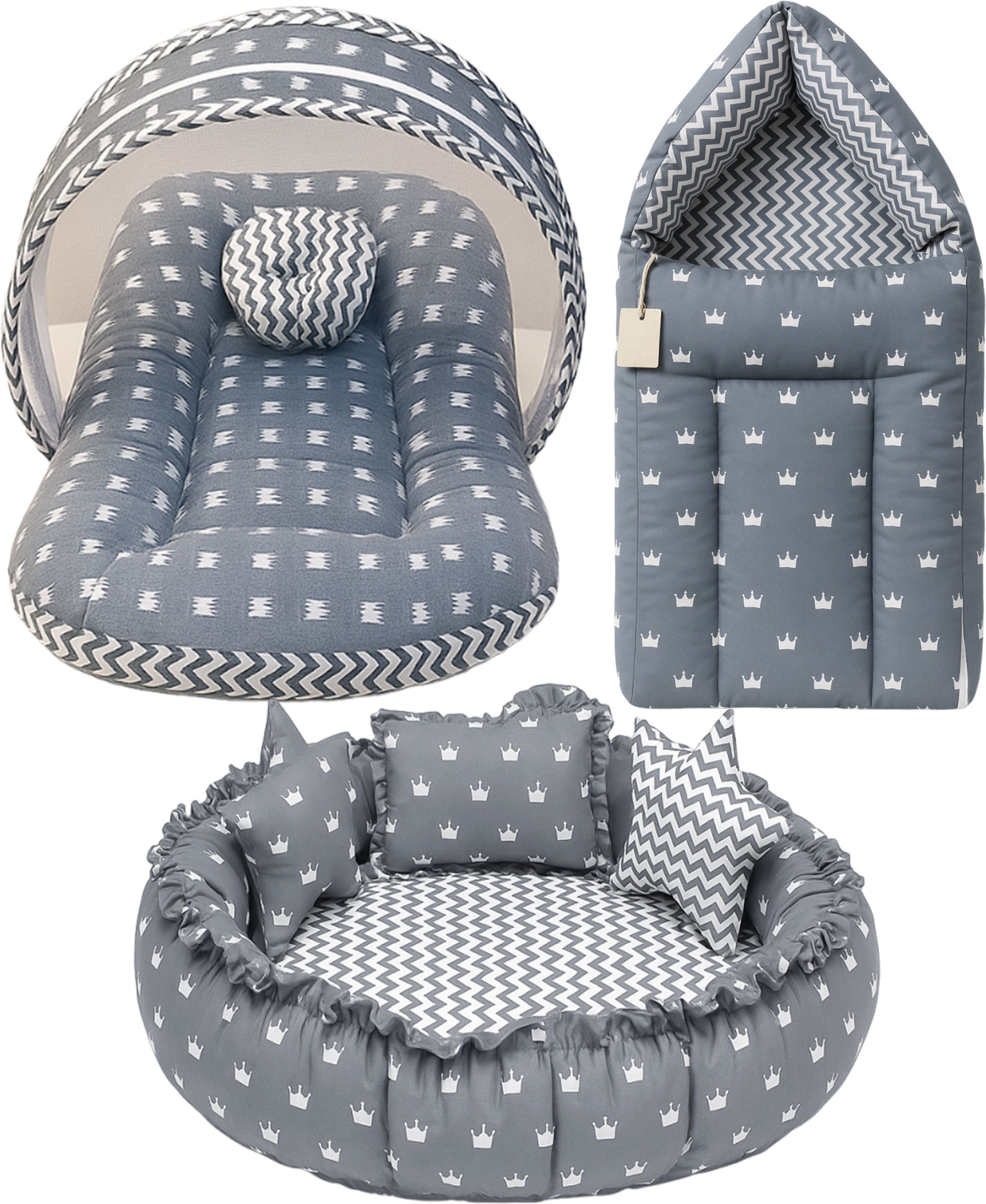 miss & chief Cotton Baby Bed Sized Bedding Set-picture-17