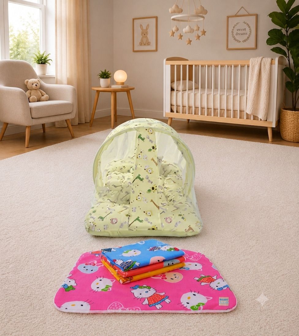 adore stuff Cotton Baby Bed Sized Bedding Set-picture-40