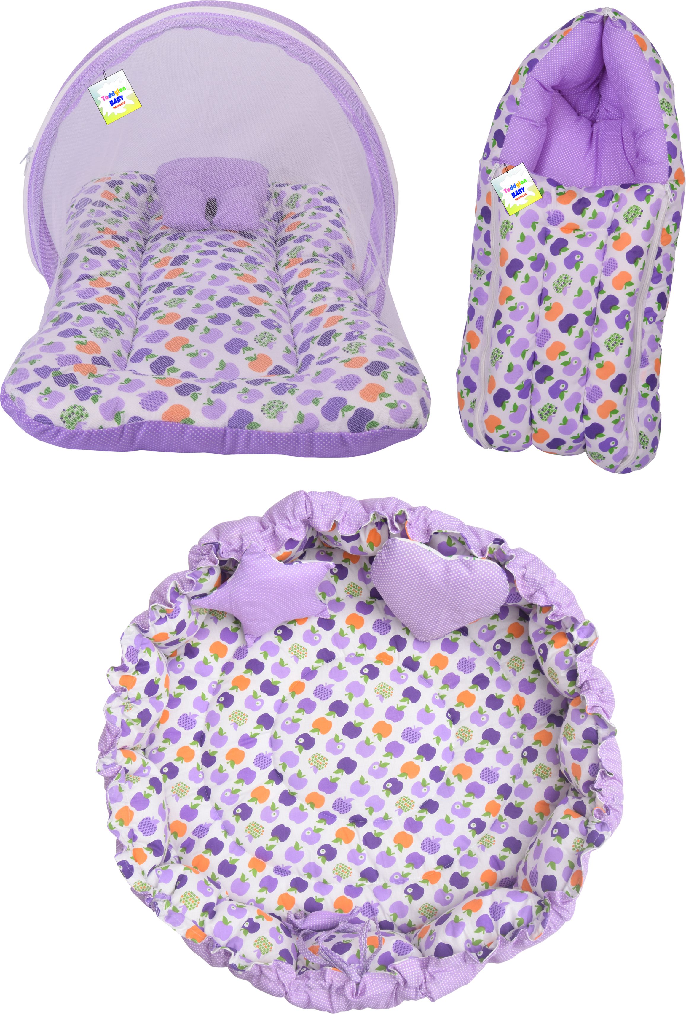 toddylon Cotton Baby Bed Sized Bedding Set-picture-24