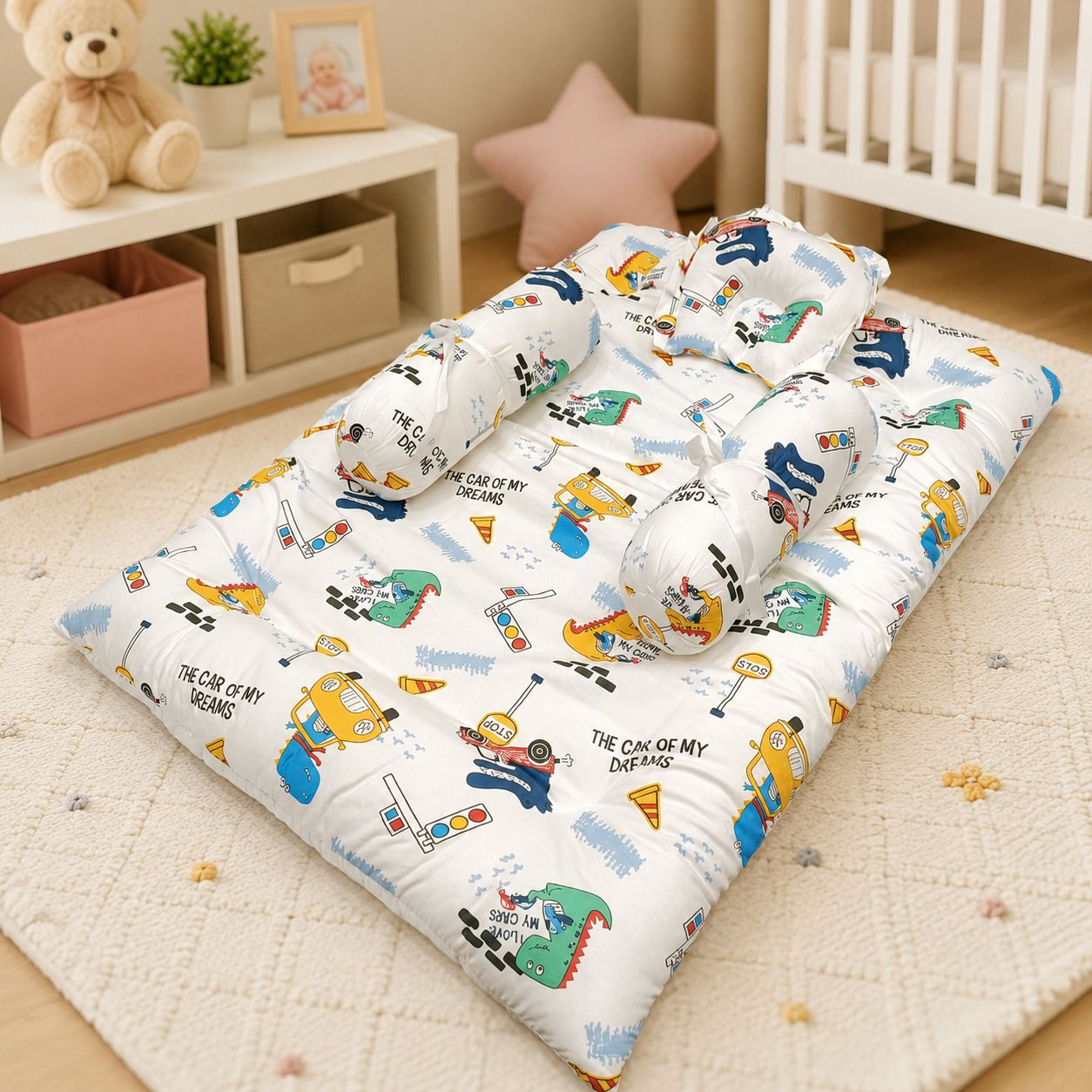 baby station Cotton Baby Bed Sized Bedding Set-picture-33