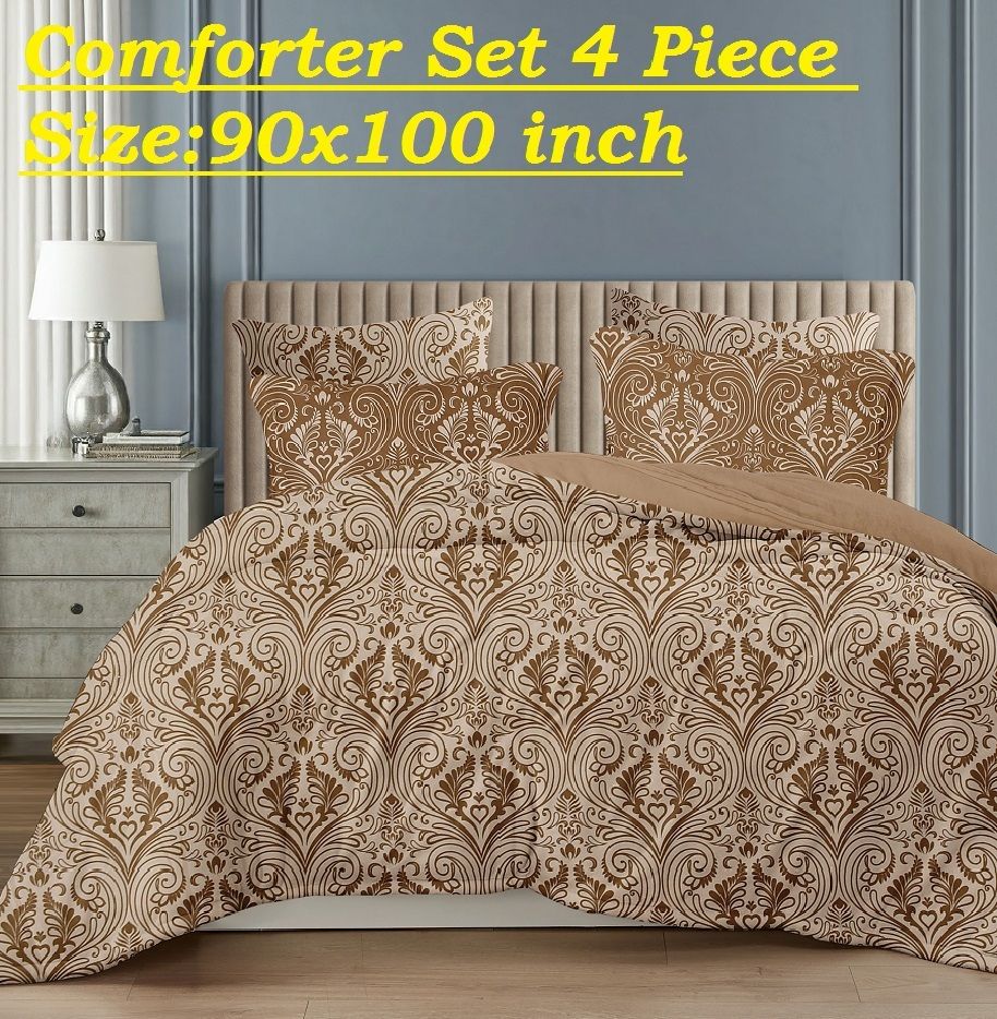 Cotton Double King Sized Bedding Set-image-4