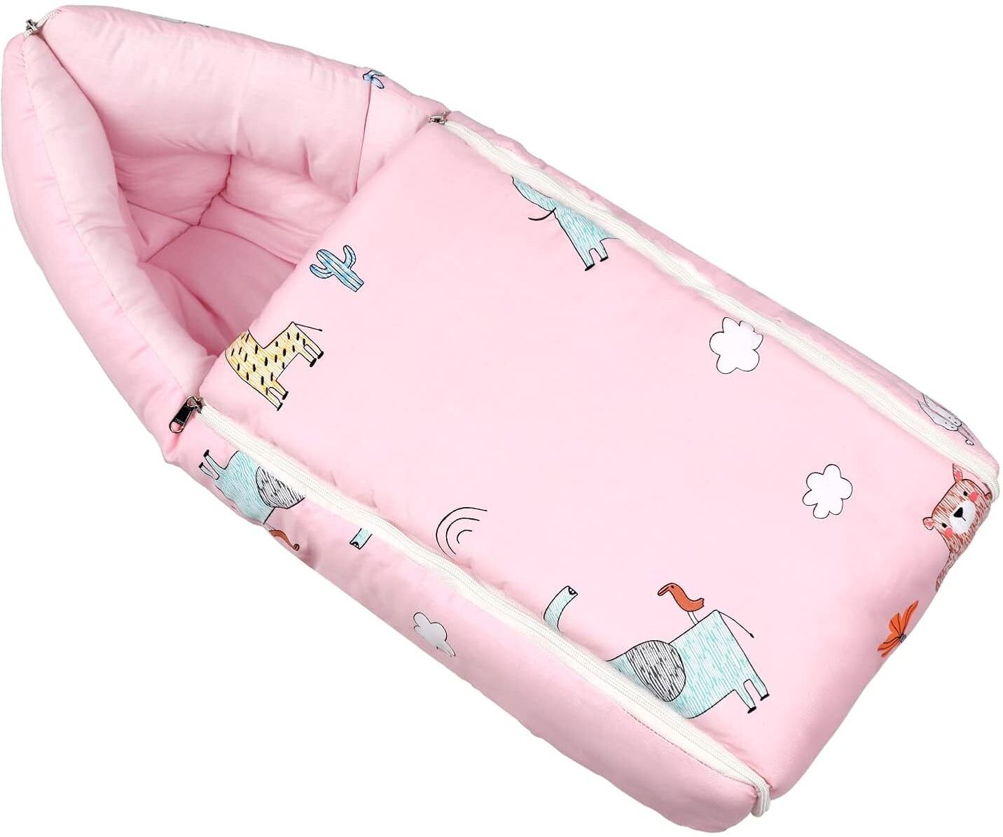 bhumi Snuggy Baby Sleeping Bag & Carry Nest 100% Cotton Holding Bedding Set Sleeping Bag-picture-5