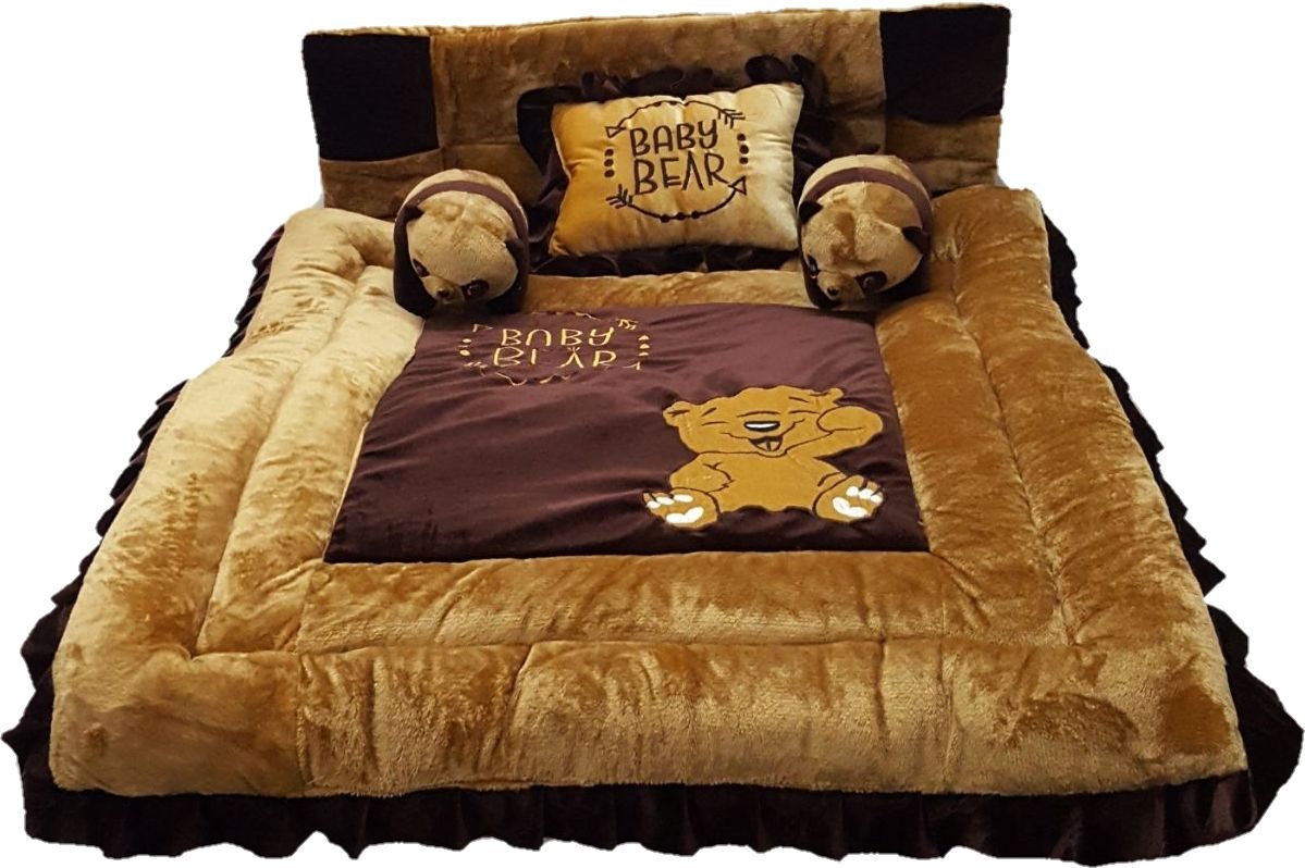 Velvet Baby Bed Sized Bedding Set-image-44
