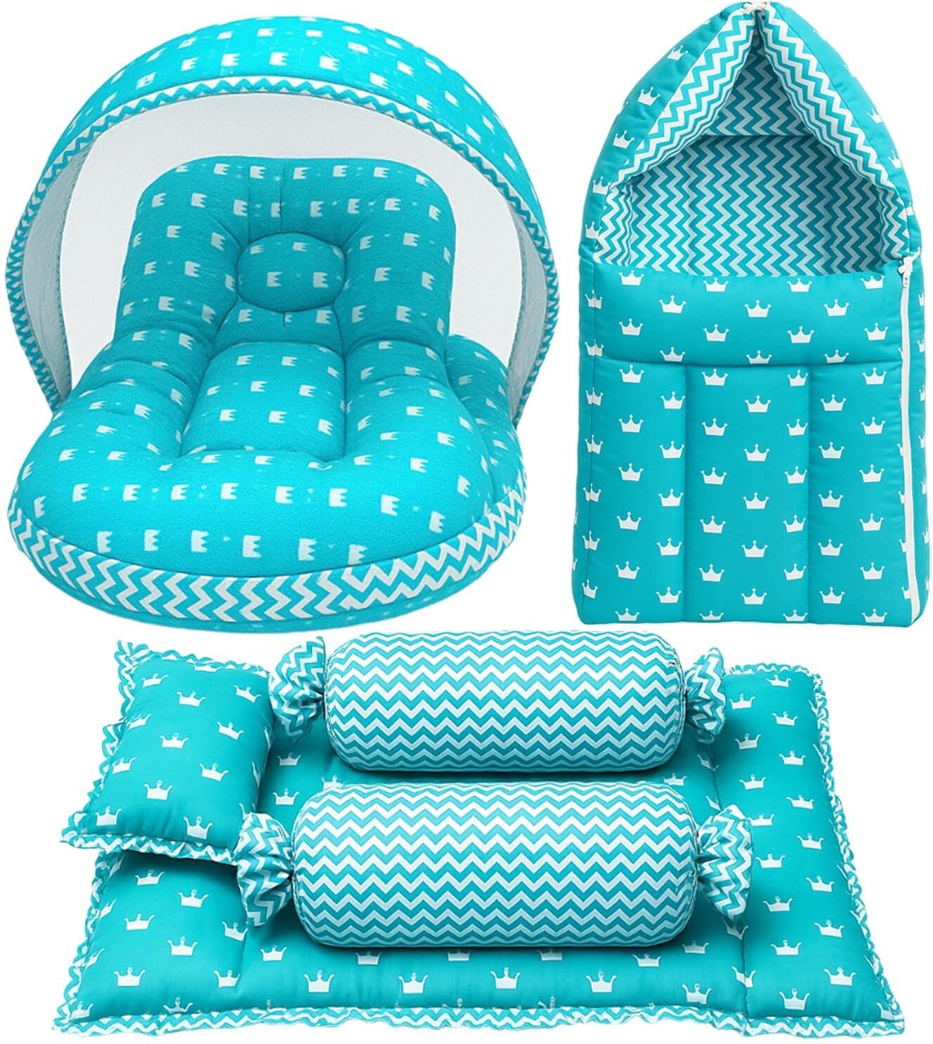 amg enterprise Cotton Baby Bed Sized Bedding Set-picture-24