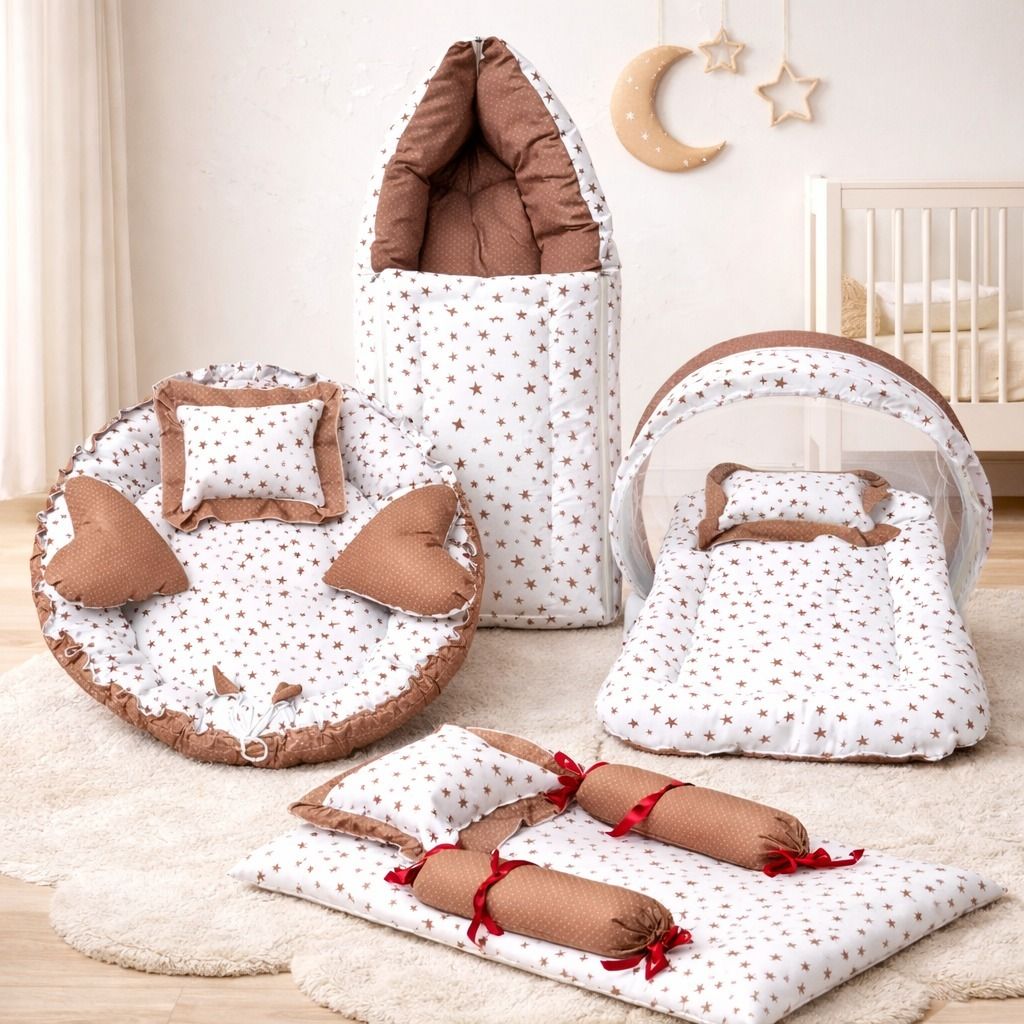 Cotton Baby Bed Sized Bedding Set-image-28