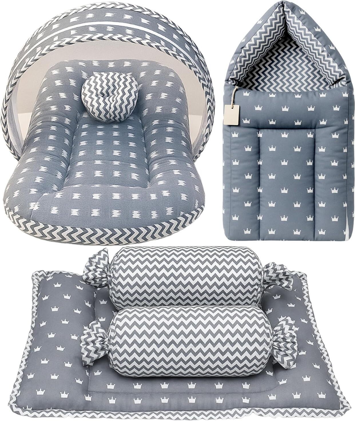 amg enterprise Cotton Baby Bed Sized Bedding Set-picture-18