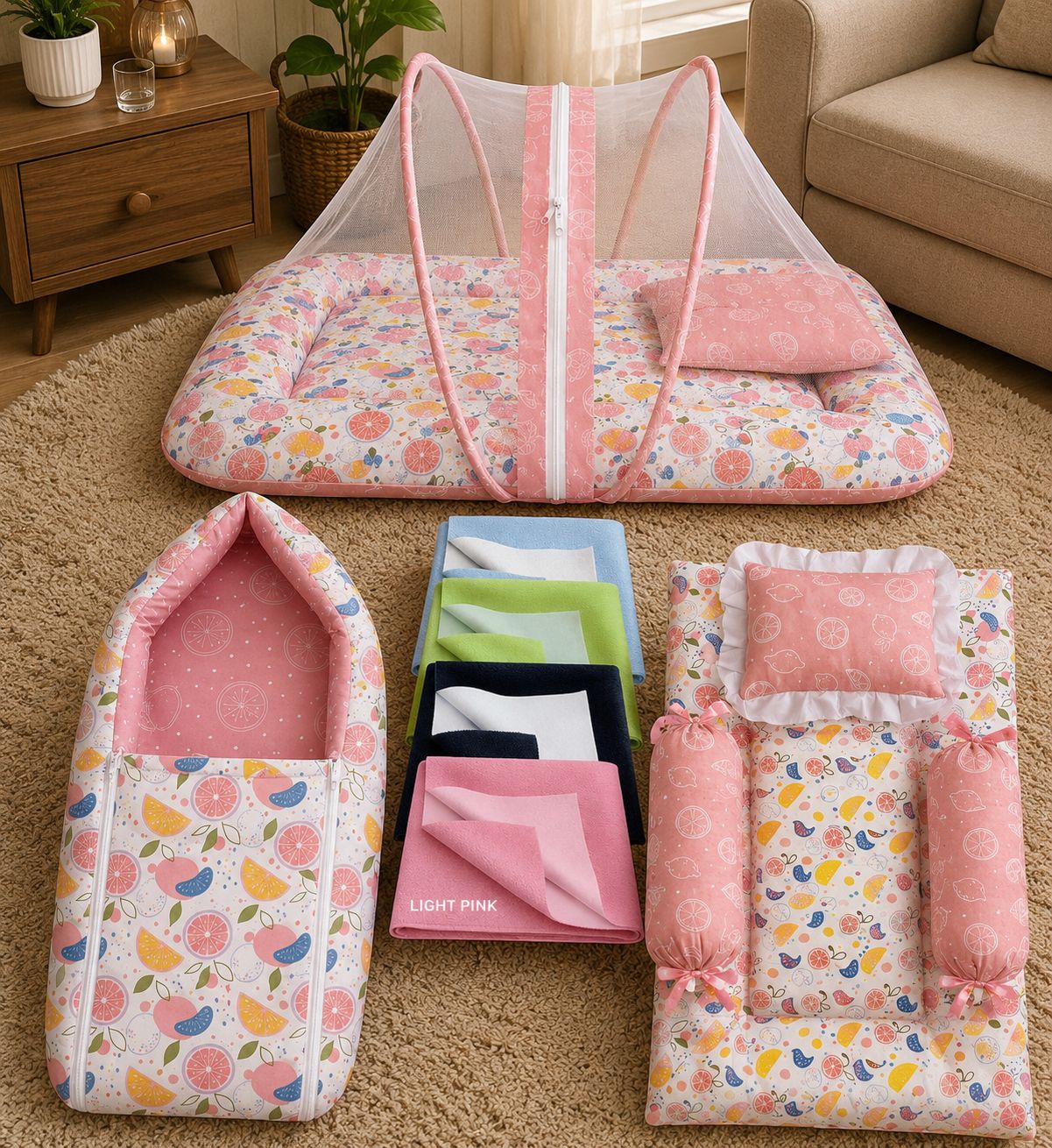 funtus Cotton Baby Bed Sized Bedding Set-picture-33