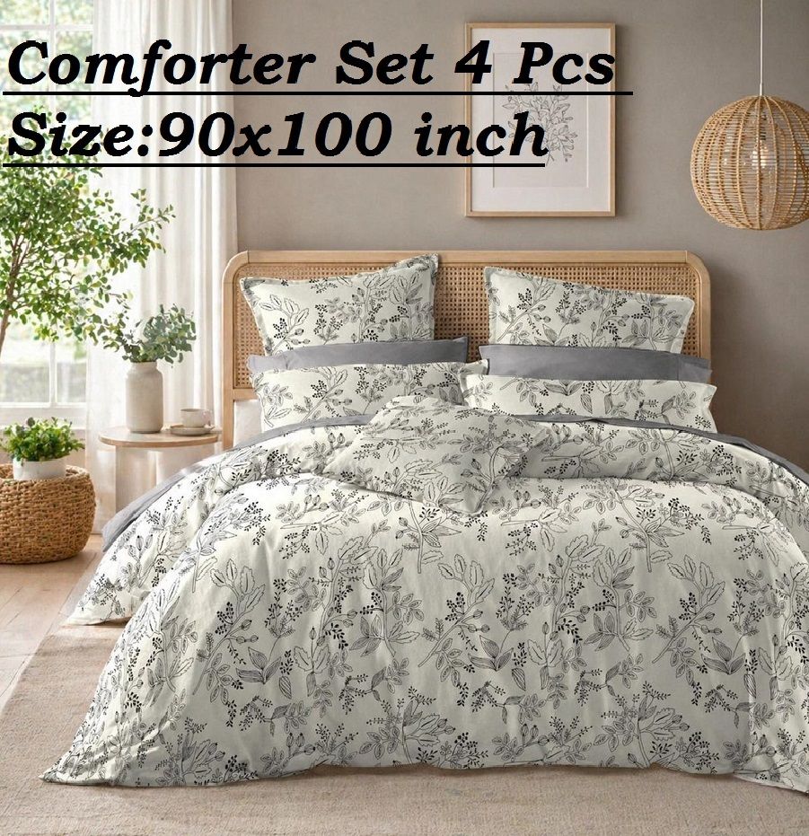 Cotton Double King Sized Bedding Set-image-23