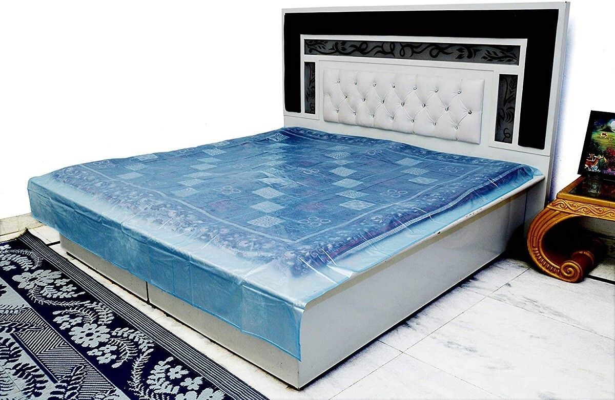 onlinetraders 160 TC Polyester Double Floral Flat Bedsheet-picture-16
