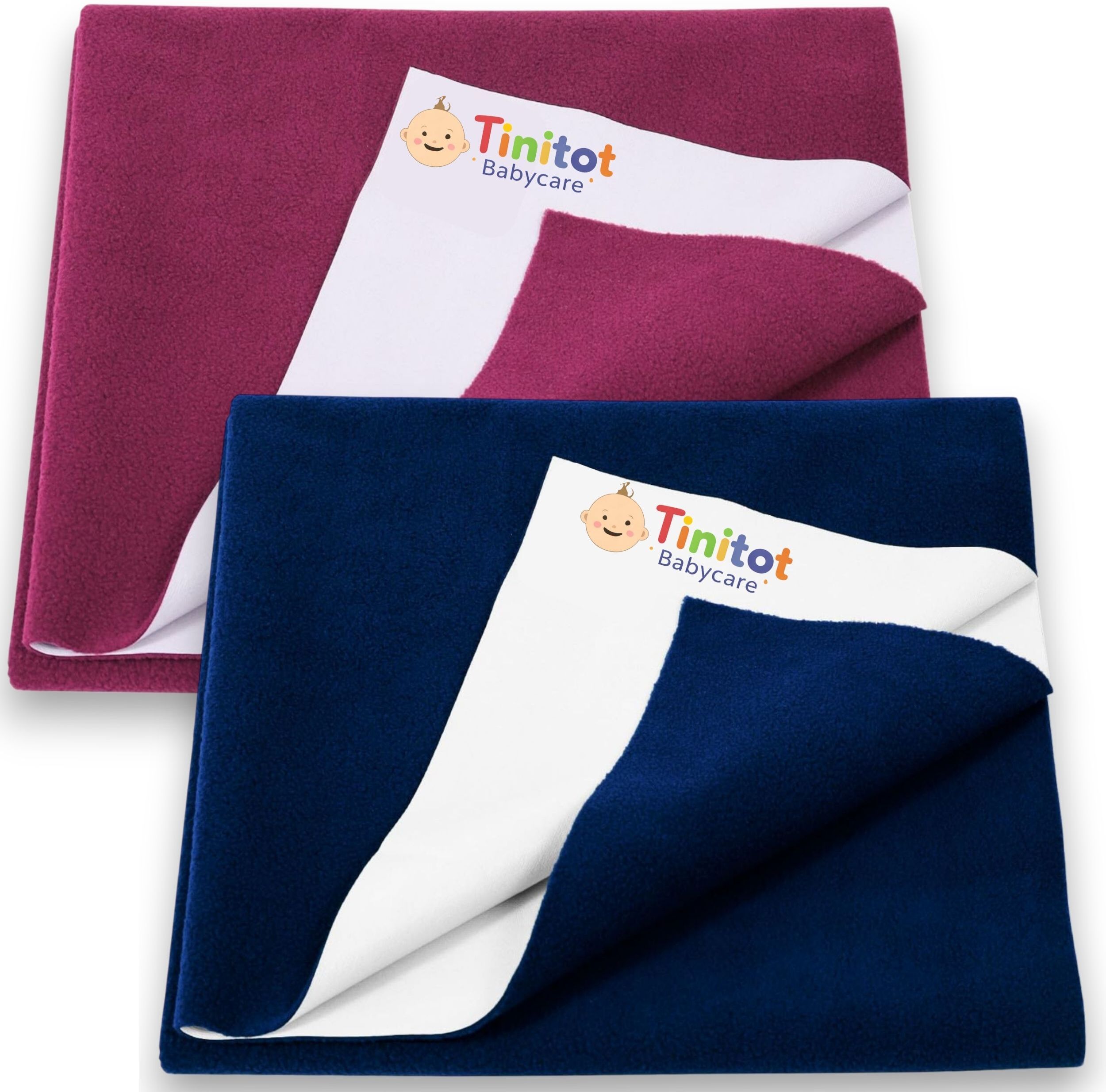 tinitot Cotton Crib Flat 290 TC Solid Bedsheet-picture-24