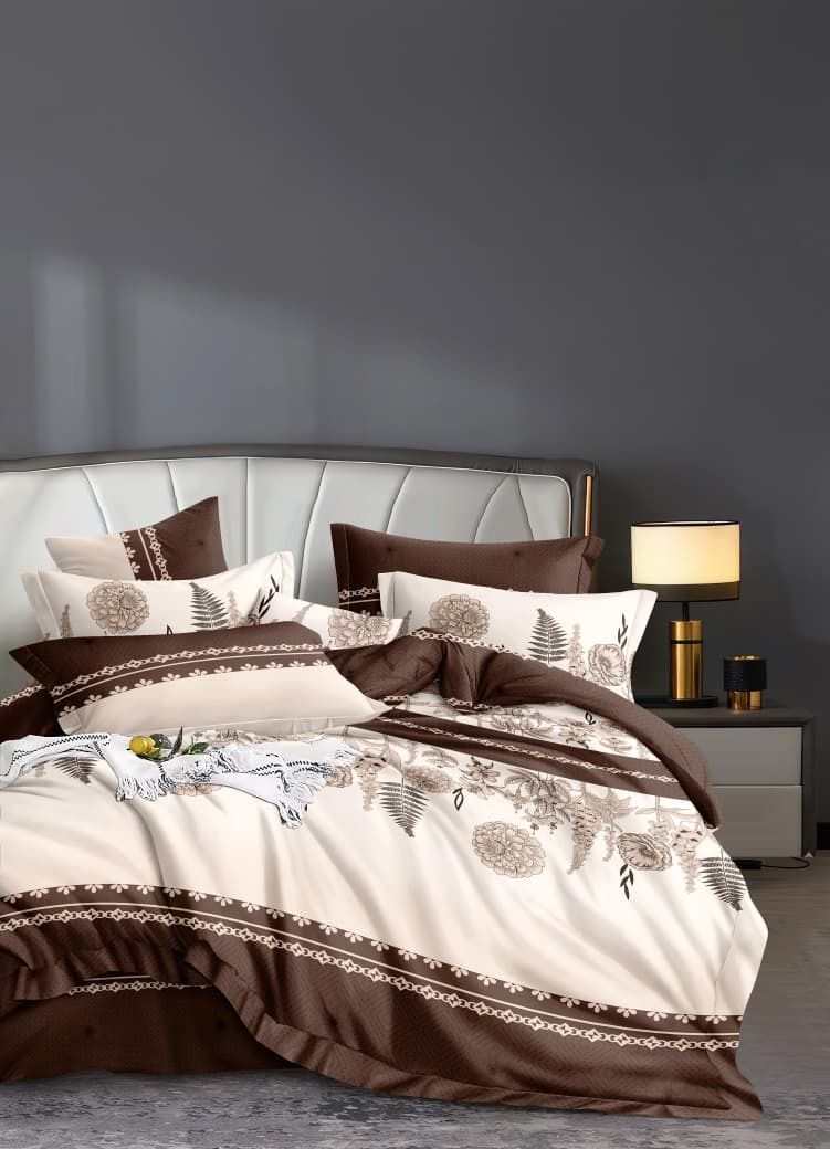 Cotton Double Flat 210 TC Printed 1 Summer Bedsheet with 2 Pillow Covers-image-40