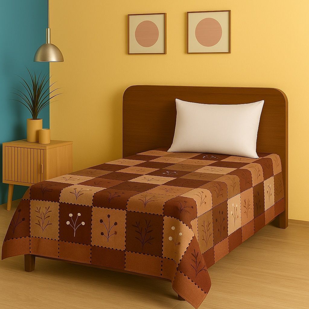 flipkart smartbuy Microfiber Single Flat 110 TC Printed Bedsheet-picture-11