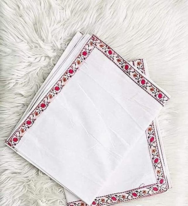 220 TC Cotton Single Printed Flat Bedsheet