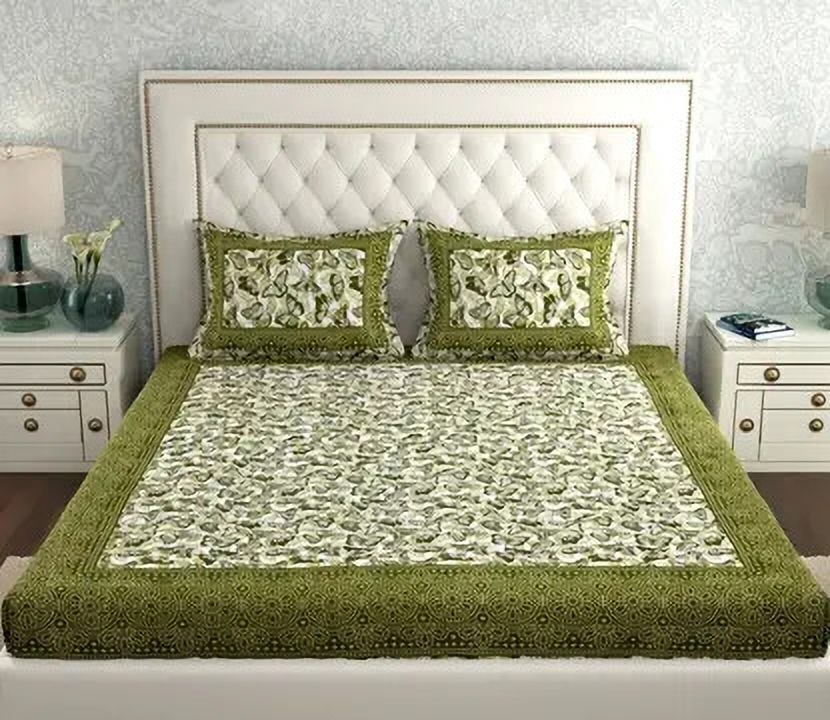 Polyester King Flat 144 TC Glow in the Dark Bedsheet