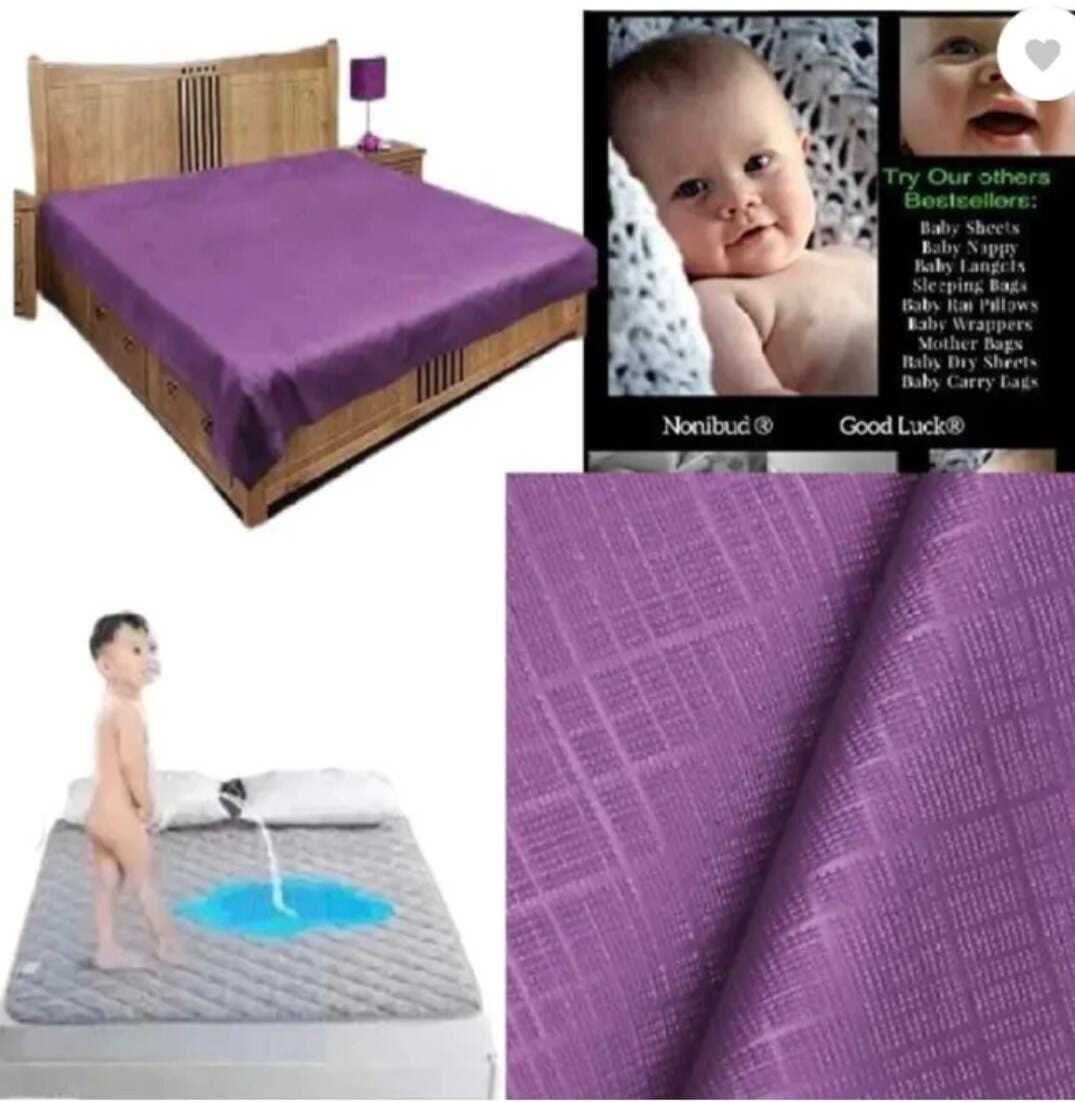 Polyester Double Flat 220 TC Solid Bedsheet