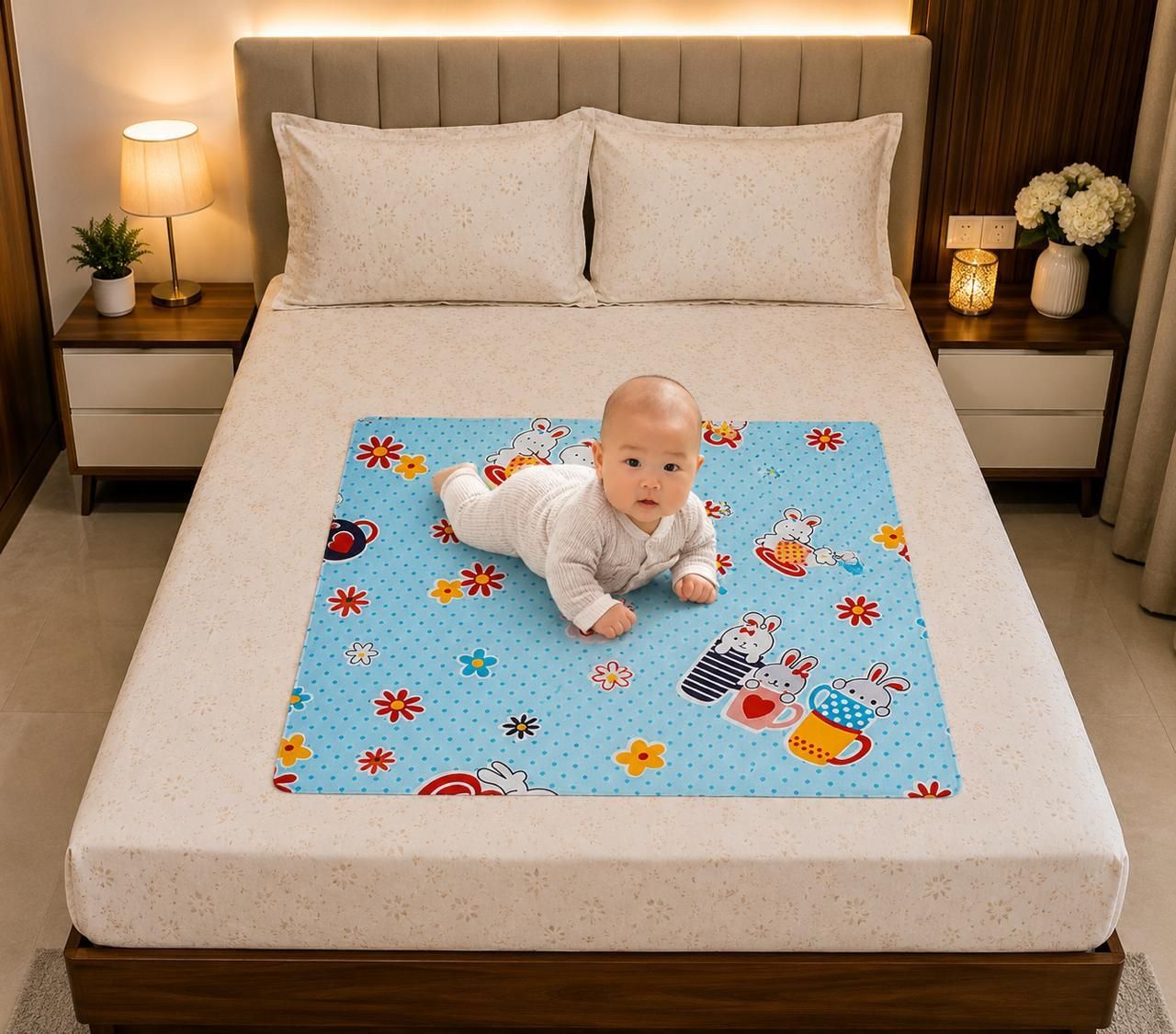 abliss PVC Single Flat 99 TC Cartoon 1 Bedsheet-picture-13