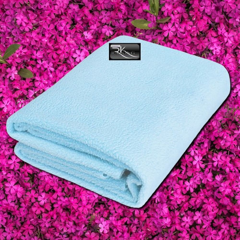 Fleece Crib Flat 350 TC Solid Bedsheet