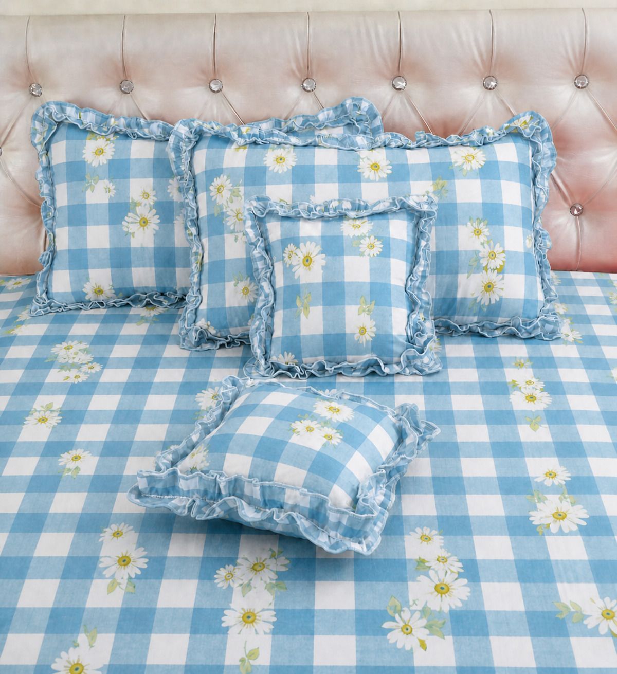 everlush Cotton King Flat 300 TC Printed 1 Bedsheet-picture-25