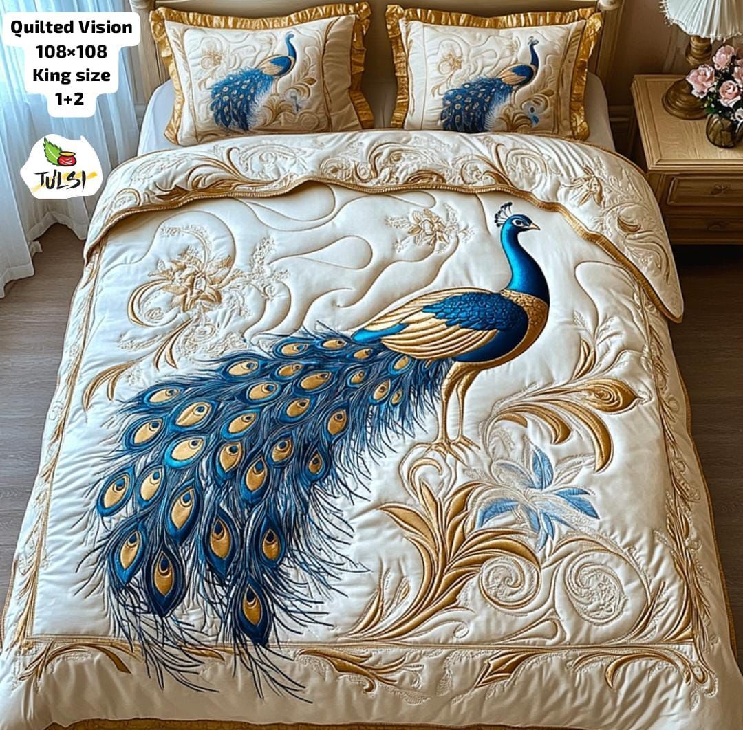 laying style Polycotton Super King Flat 400 TC Embroidered 1 Bedsheet with 2 Pillow Covers-picture-21