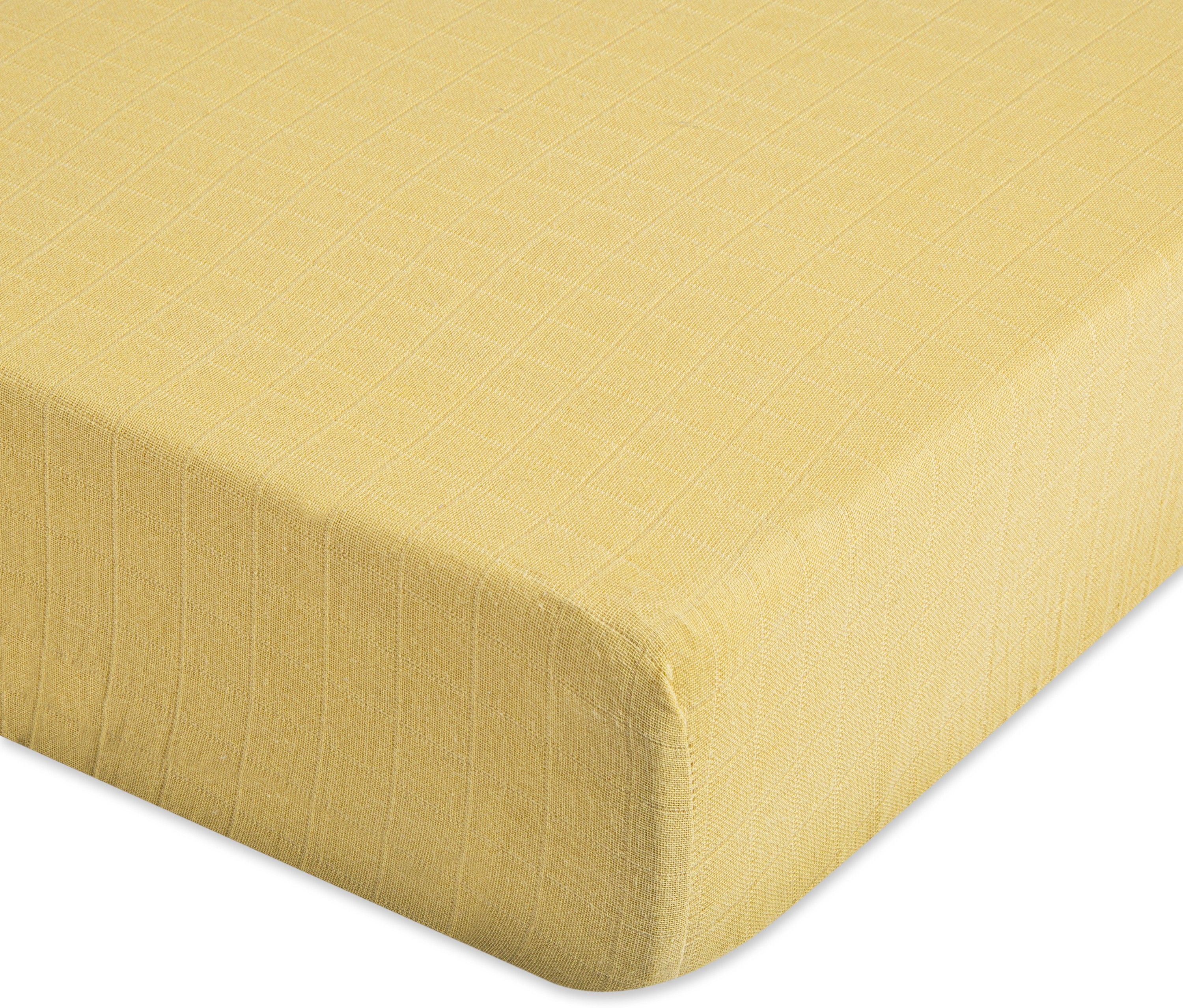 crane baby 220 TC Cotton Crib Solid Fitted (Elastic) Bedsheet-picture-45