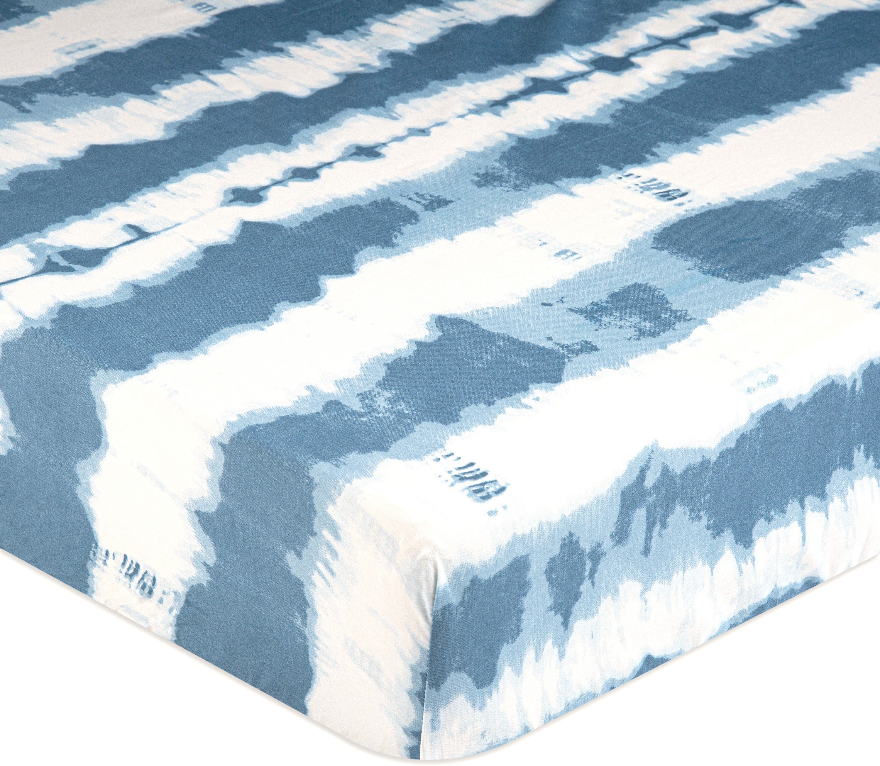 Cotton Crib Fitted (Elastic) 220 TC Solid Bedsheet-image-0