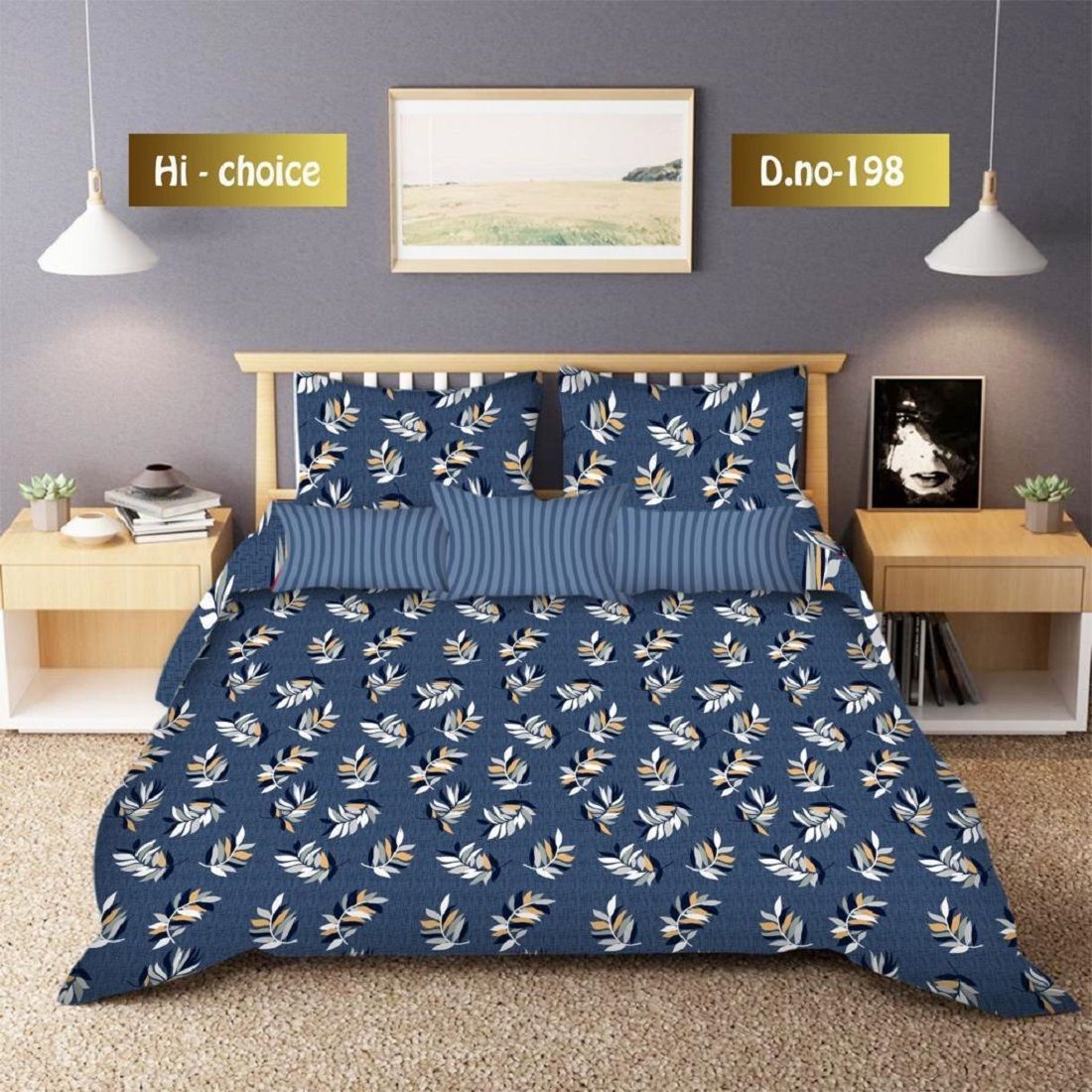 unique 300 TC Polycotton King Printed Flat Bedsheet-picture-24