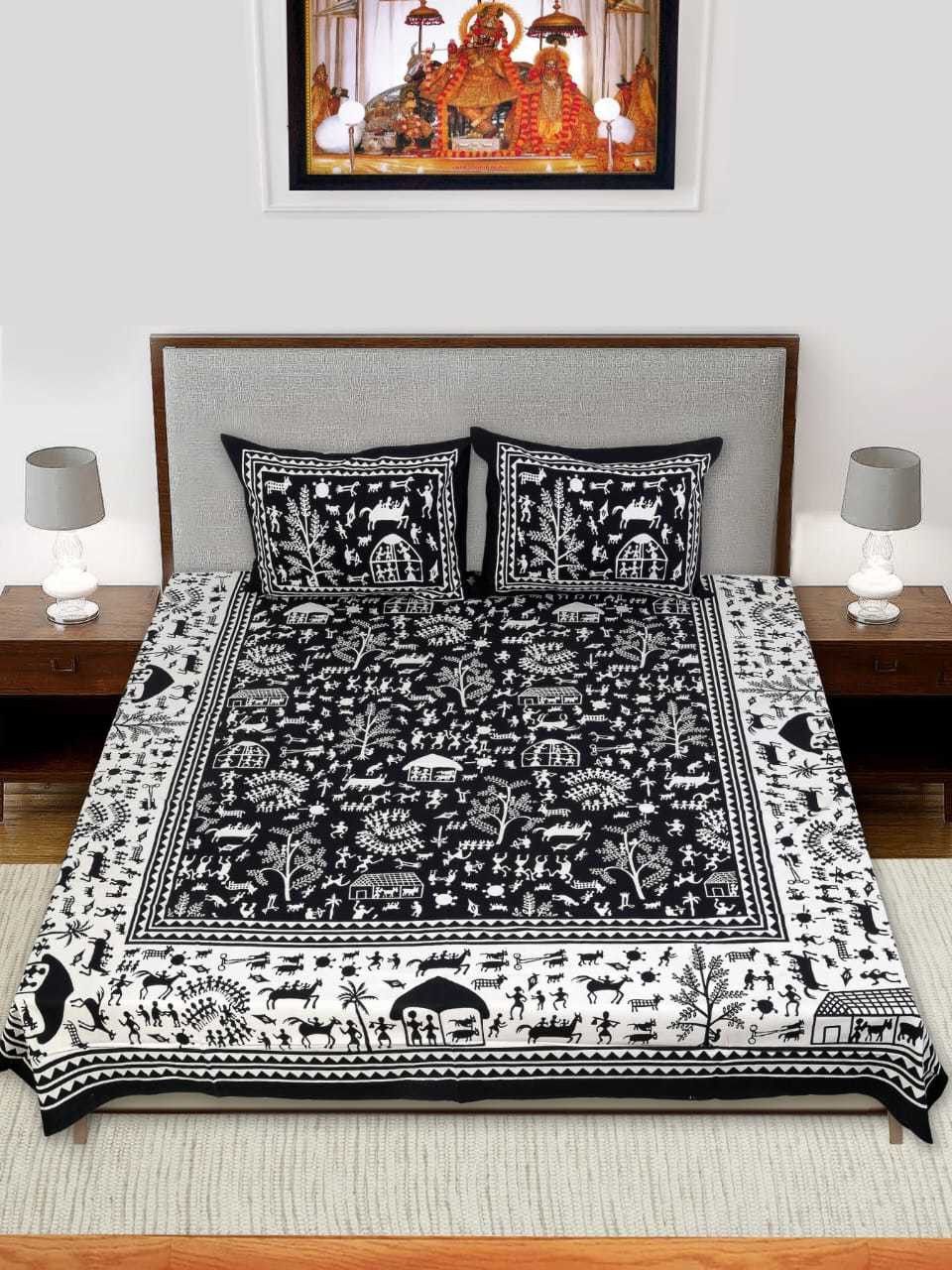 trading 1 TC Cotton Double Printed Flat Bedsheet-picture-37