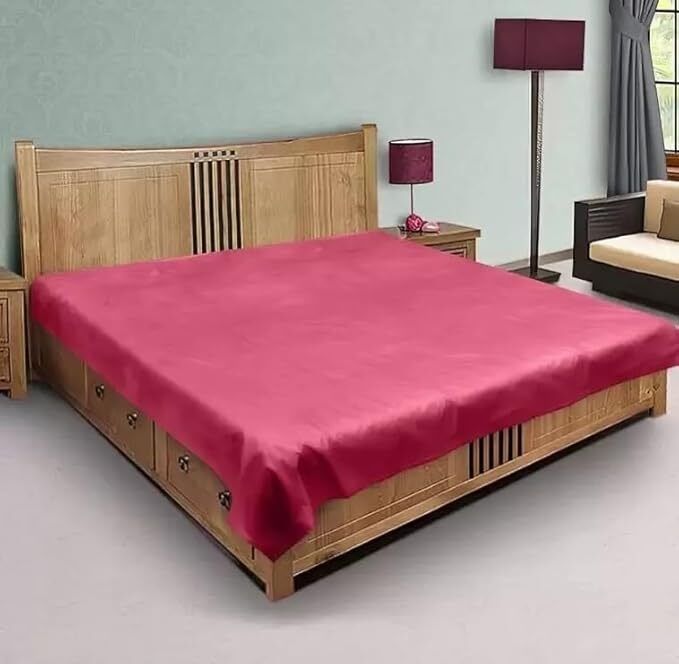 virajtraders PVC Double Flat 0 TC Self Design 1 Summer Bedsheet-picture-16