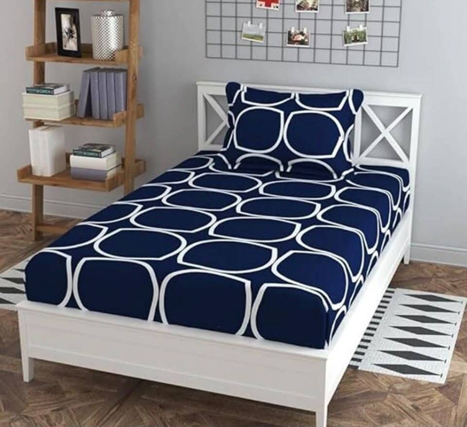 Polycotton Single Flat 240 TC Floral 1 Summer Bedsheet-image-35