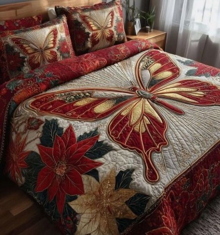 Cotton Blend Double, King Flat 250 TC Floral 1 AC Bedsheet with 2 Pillow Covers-image-24