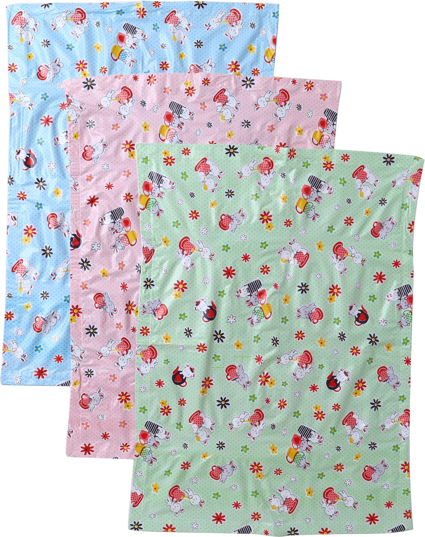 manorath PVC Double Flat 15 TC Animal 3 Summer Bedsheets-picture-7