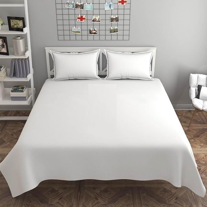 vgmax 0 TC Cotton Double Solid Flat Bedsheet-picture-2