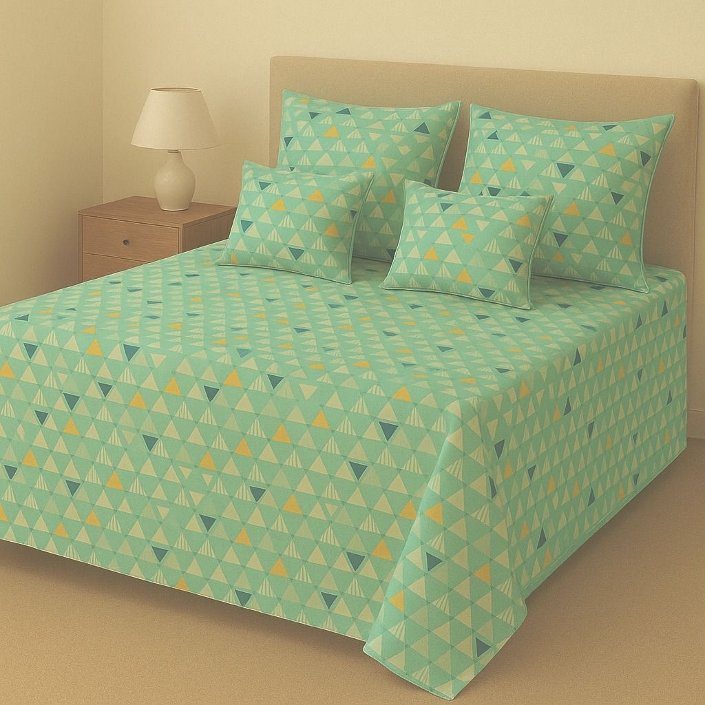 rrc 144 TC Microfiber Double Printed Flat Bedsheet-picture-35