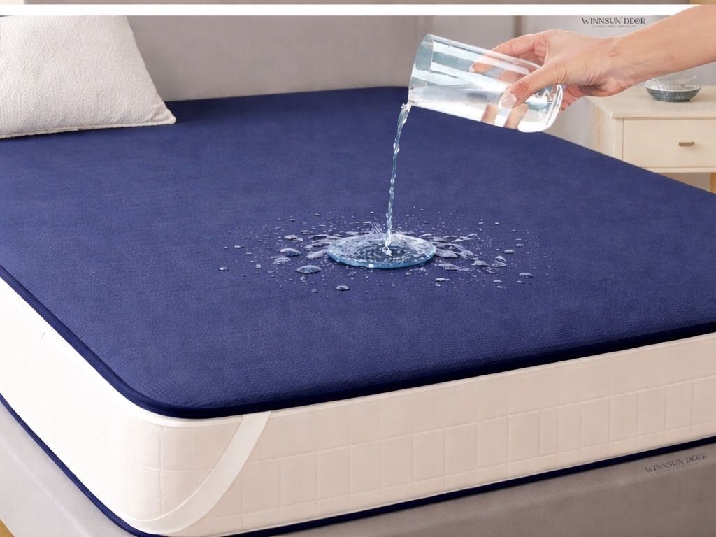 Polyester King Fitted (Elastic) 110 TC Solid 1 Bedsheet-image-11