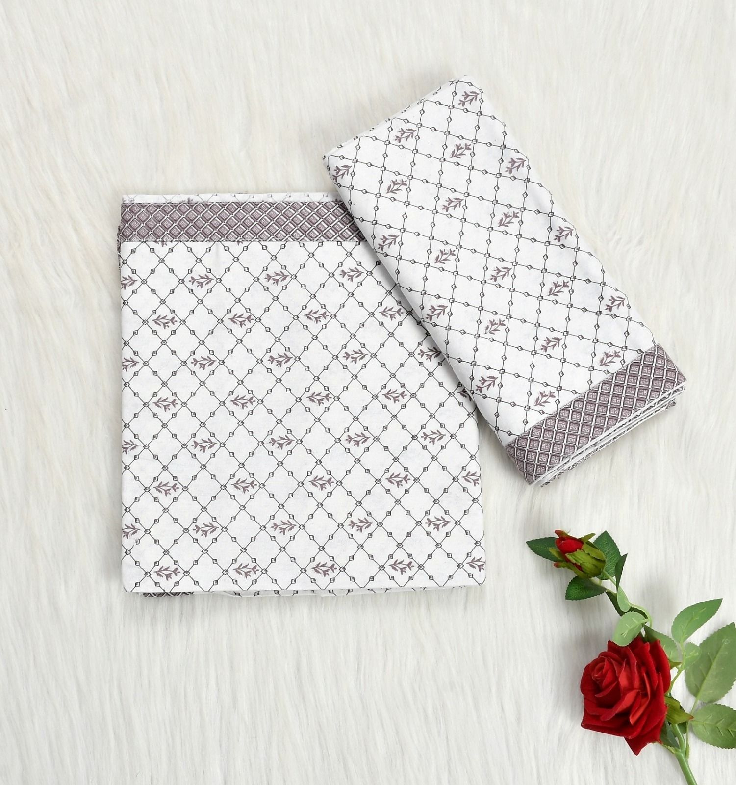 kiitchdeco 240 TC Cotton Single Printed Flat Bedsheet-picture-12