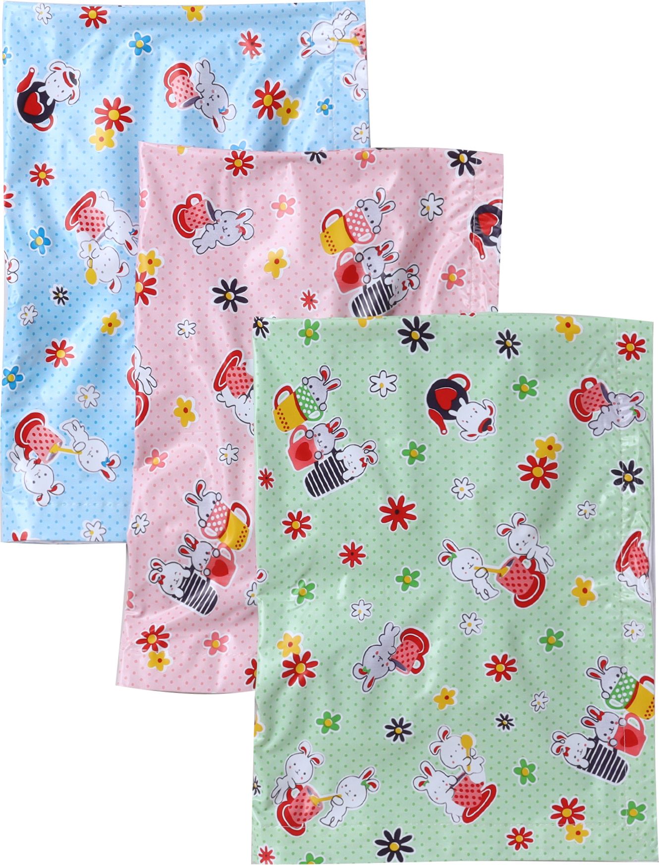 manorath PVC Single Flat 15 TC Cartoon 3 Summer Bedsheets-picture-5
