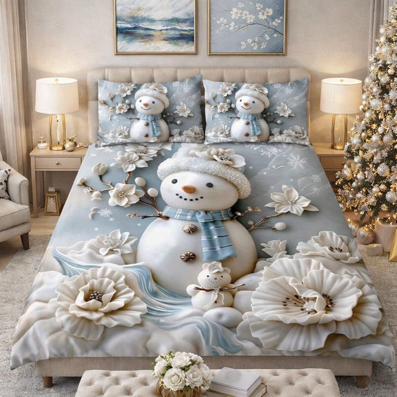 Polycotton King Flat 400 TC 7D Digital Bedsheet