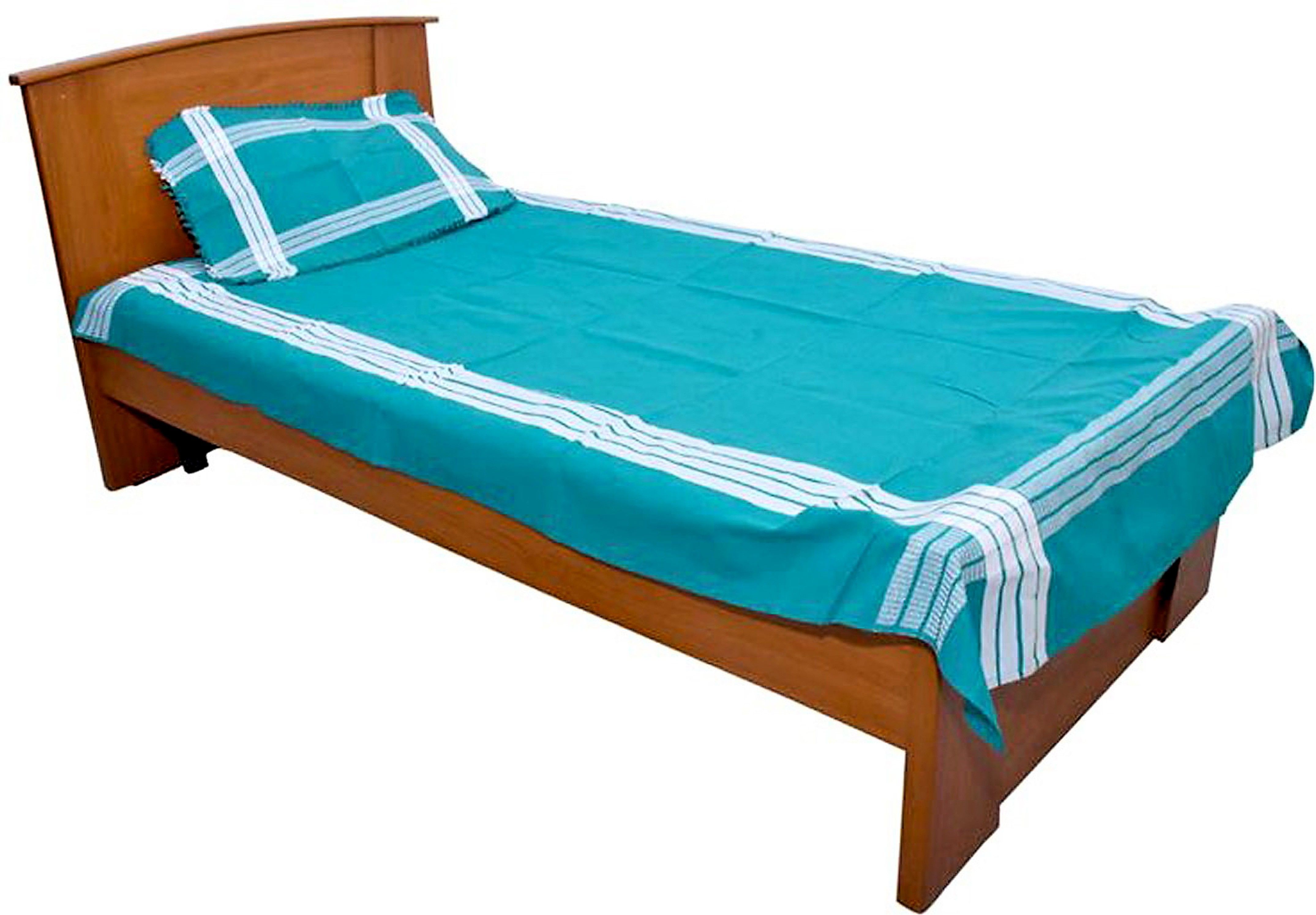 70 TC Cotton Single Solid Flat Bedsheet-image-34