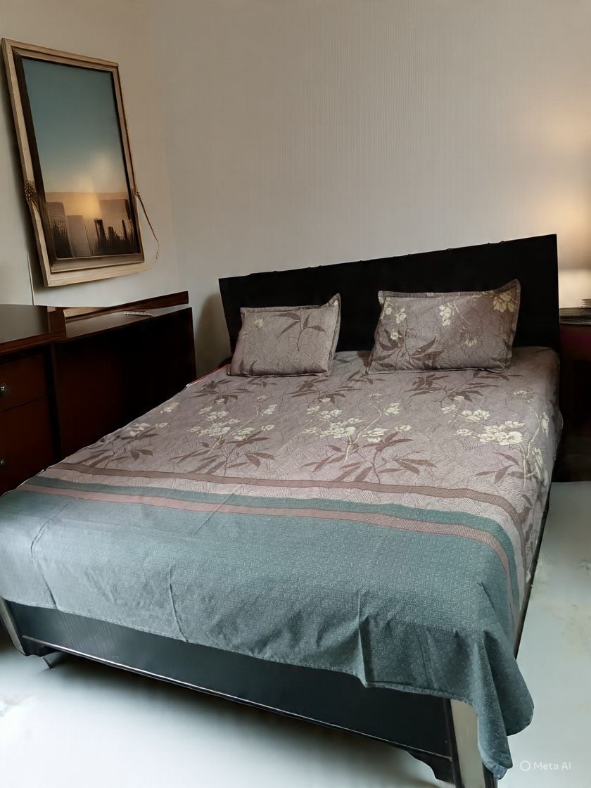 260 TC Cotton Blend King Printed Flat Bedsheet-image-16