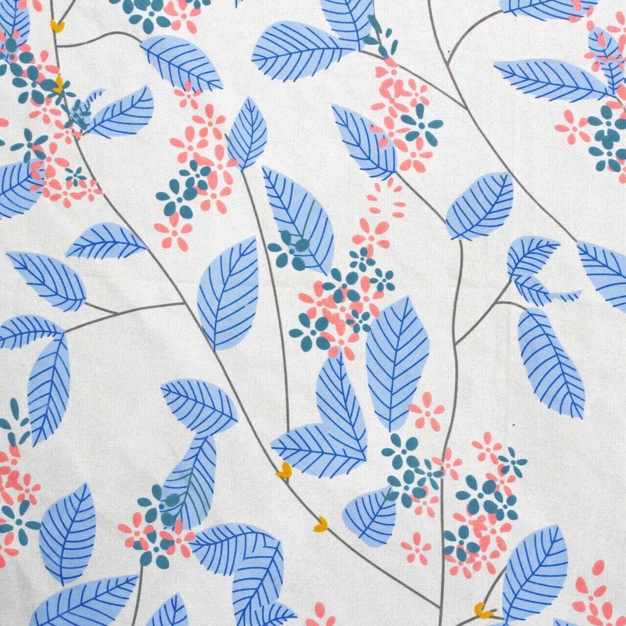 indhome life 210 TC Cotton Queen Floral Fitted (Elastic) Bedsheet-picture-21