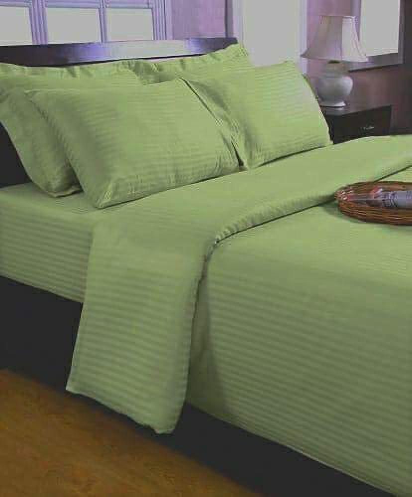 harbell home 300 TC Cotton Queen Striped Flat Bedsheet-picture-41