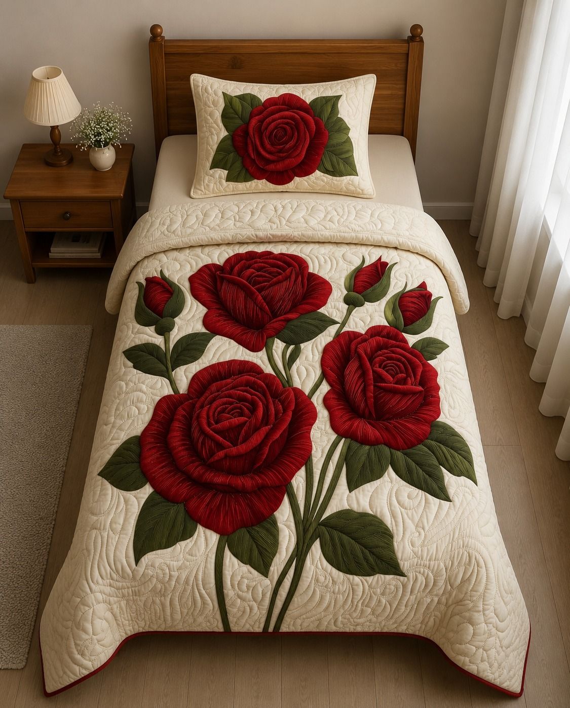 blenzza deco Cotton Blend Single Flat 180 TC 7D Digital 1 Bedsheet-picture-15
