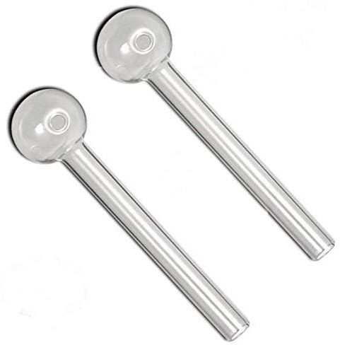 5 Inch Valentines Clear Glass Smoking Beer Bong Funnel-image-18