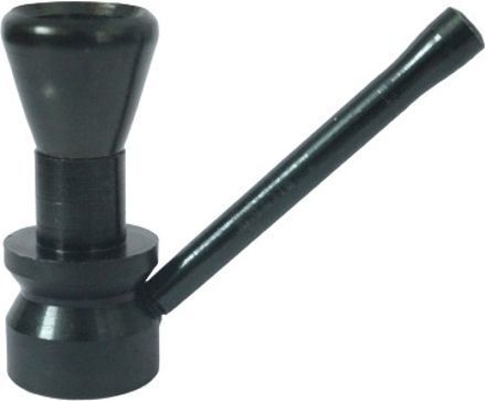 3 Inch Antique Mini Hookah Design Black Metal Pipe Smoking Beer Bong Funnel-image-9