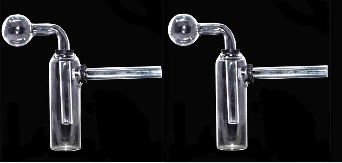 Glass Cylinder Snow per Bong (Pack of 2) Beer Bong Funnel
