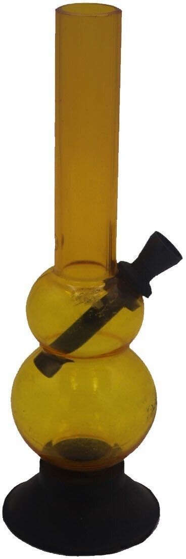 green apple inc Transparent Yellow Water Pipe 8 Inch Acrylic Beer Bong Beer Bong Funnel-picture-25