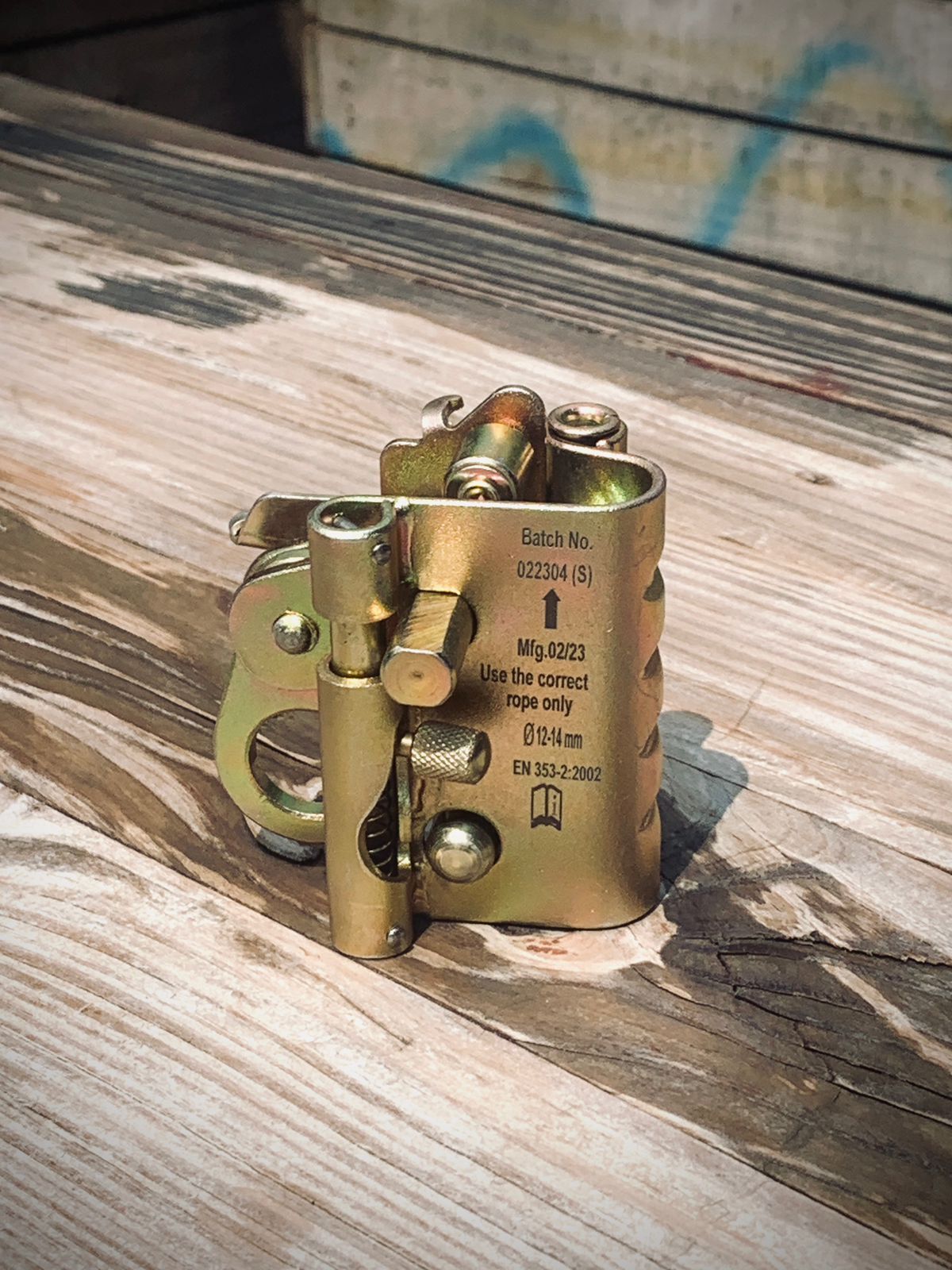 sahas Steel Fall Arrester RGR1101 (Open Type) Assisted Braking Belaying Device-picture-17
